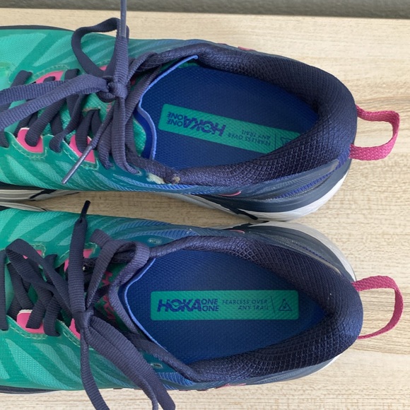 Hoka Mafate Speed 3 Shoes in Dazzling Blue Atlantis Trail Running Size 7.5 B - Picture 6 of 13